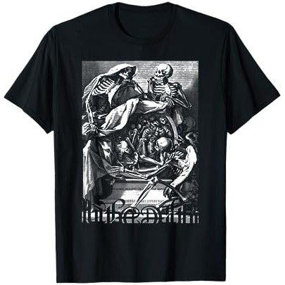 Blackcraft The Grim Reaper Talking Vintage T-Shirt La Mort |Z5ZiJXSk|
