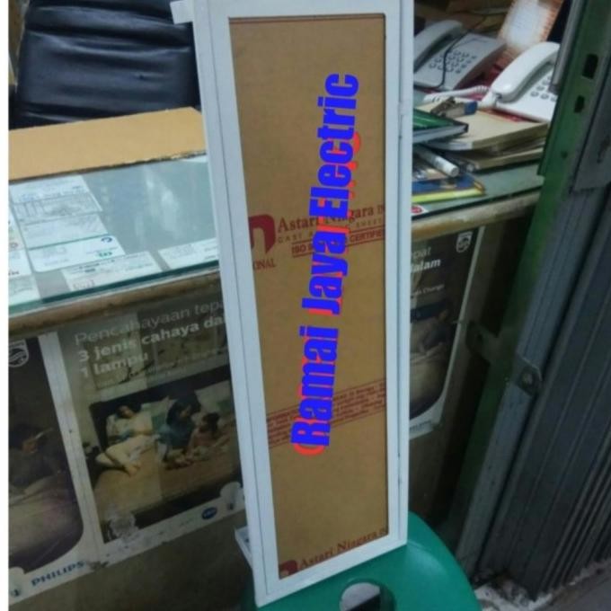 Kap Lampu TKI Cover Acrilic 2x18 watt led 2x8w Lampu Philips ACRILIC