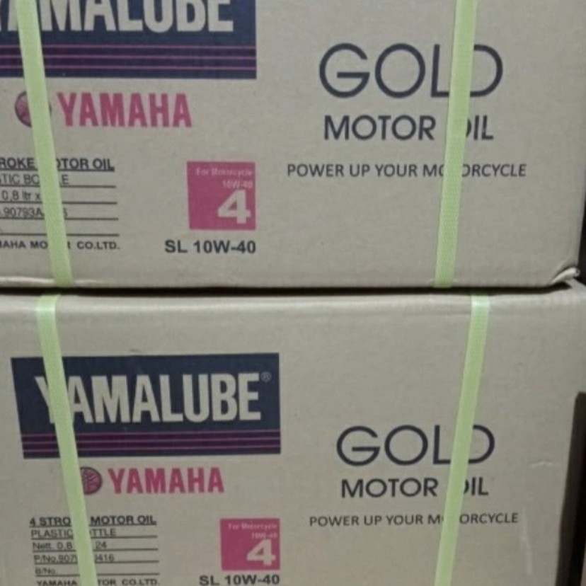 Oli Yamalube Gold (1 DUS - Isi 24 pcs) | 0,8 Liter