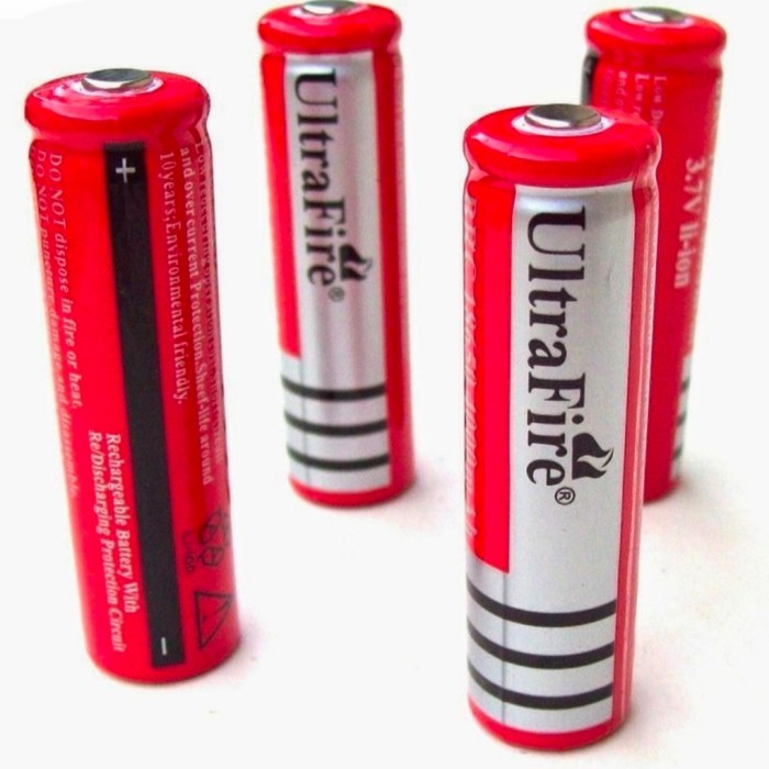 BATERAI CHARGER GH 18650 6800MAH 3.7V /BATERAI CAS 18650