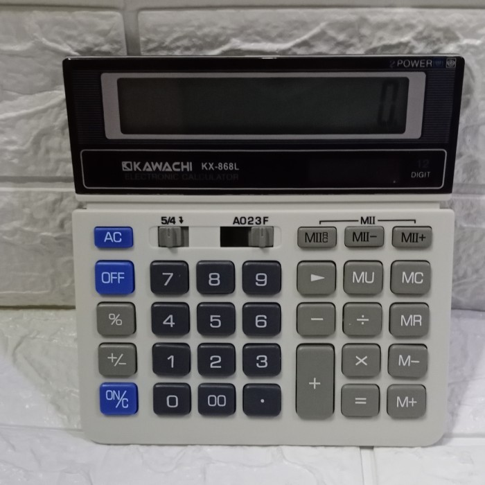 

KALKULATOR / CALCULATOR 12 DIGITS KAWACHI KX 868L UKURAN BESAR