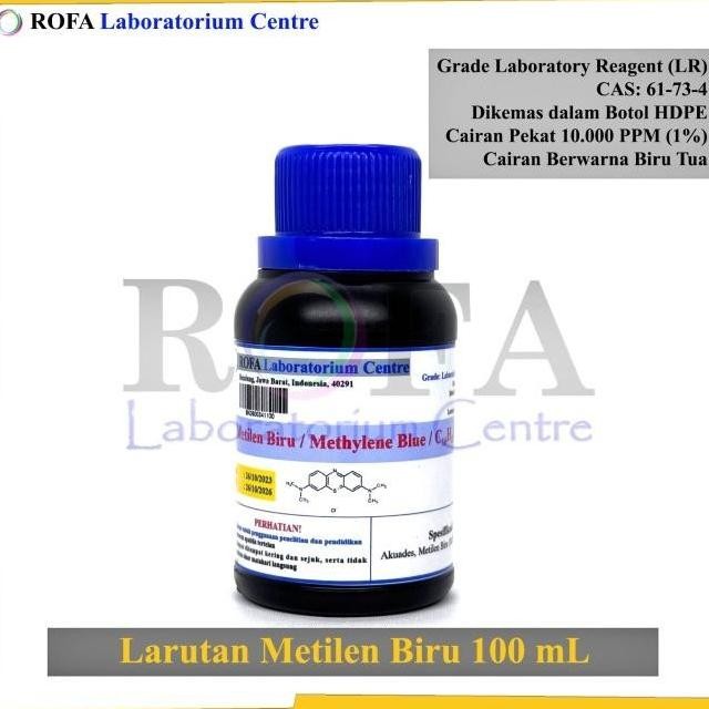 

Metilen Biru / Methylene Blue / Metilen Blue 100 mL