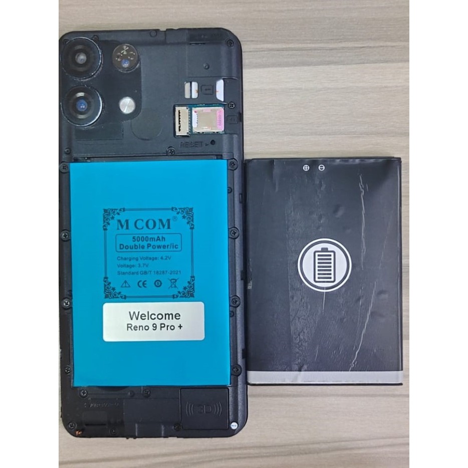 Batre Baterai Double Power Mcom Welcome Rino 9 Pro Plus Rino9 Pro+
