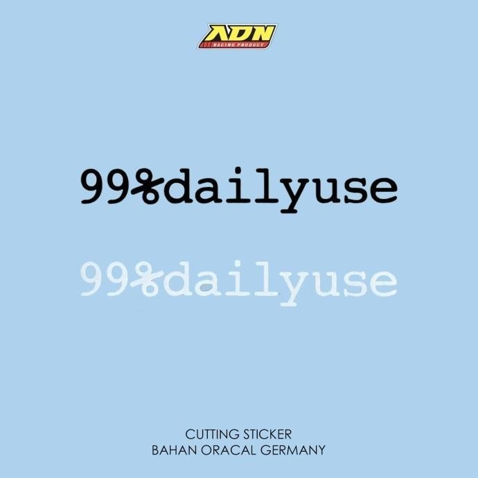 

Stiker 99 Persen Percent Dailyuse Daily Use V2