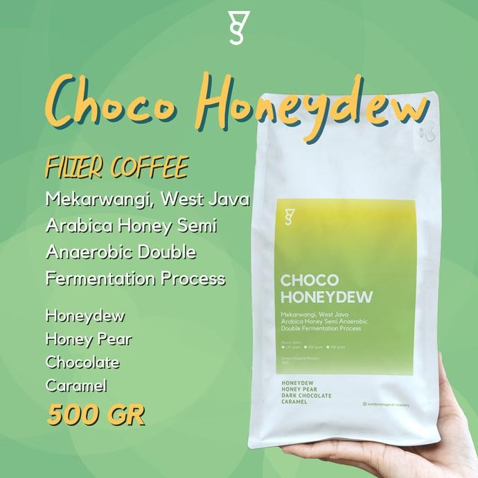 

Choco Honeydew Mekarwangi 500 Gr - Arabica Roasted Beans - Biji Kopi