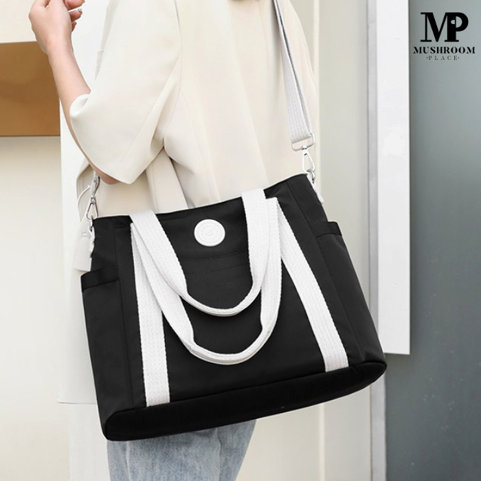 Totebag Kuliah Wanita Tas Tote Resleting Totbag Selempang Colorful Fox