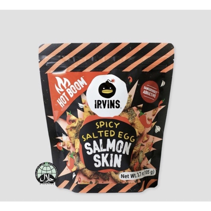 

[HOT BOOM] IRVINS ed Egg Salmon Skin Spicy (95 gr)