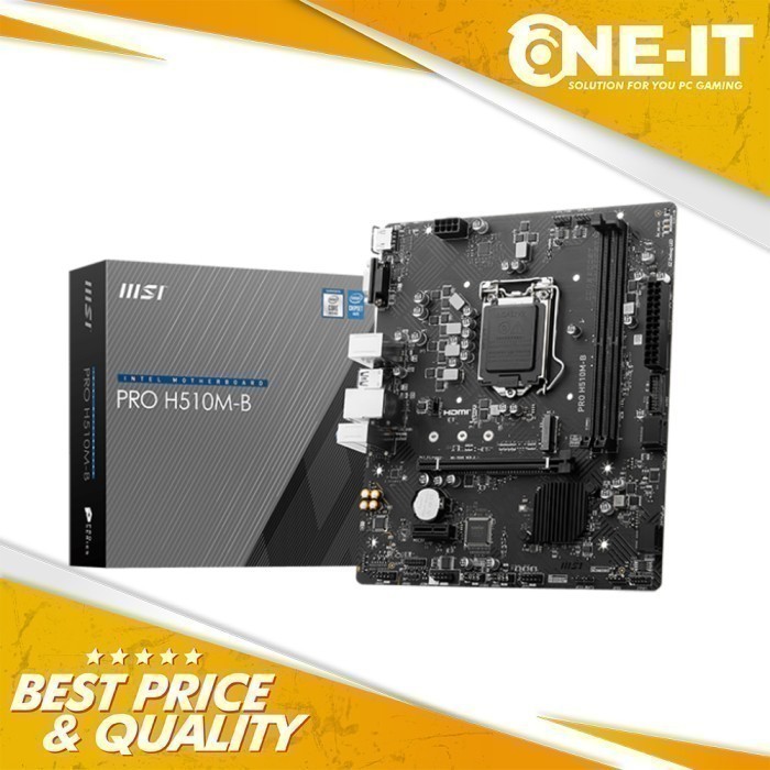 Motherboard MSI PRO H510M-B INTEL H470 LGA 1200 Socket DDR4