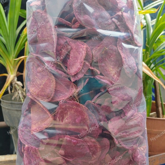 

TERUJI Keripik Ubi Ungu Original Kiloan 1Kg