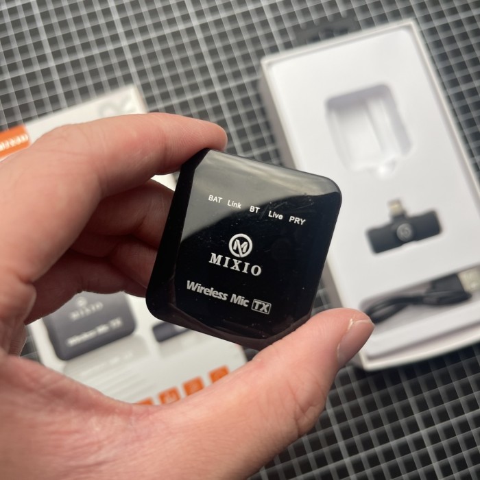 Wireless Lavalier Microphone Mixio T9 For Ios Lightning / Microphone Apple Iphone (Laik Pakai)