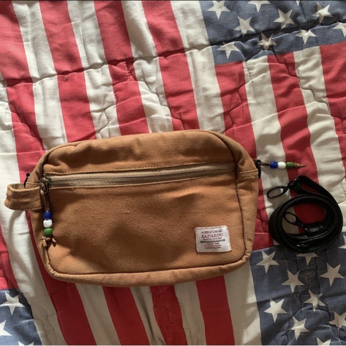 Dopp Kit Sling Bag Rafheoo Non Porter Carhartt (Bekas)