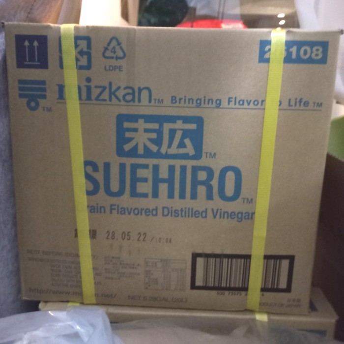 

Mizkan Suehiro/Cuka Beras 20 Liter