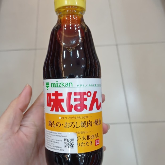 

Mizkan Aji Pon 360Ml Saus Utk Shabu Shabu Rasa Shoyu+Cuka