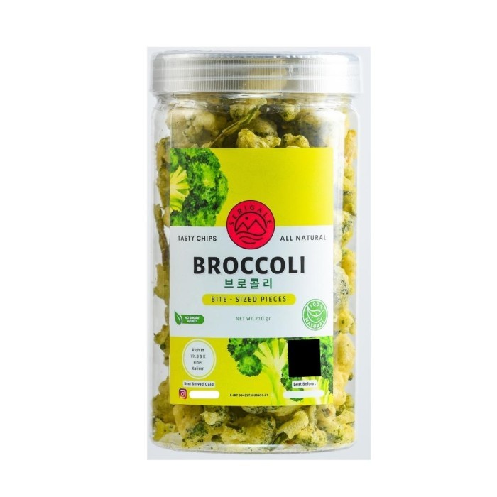 

BOOM SALE KERIPIK BROKOLI GURIH CRISPY 850 ML KERIPIK SAYUR BUAH PREMIUM