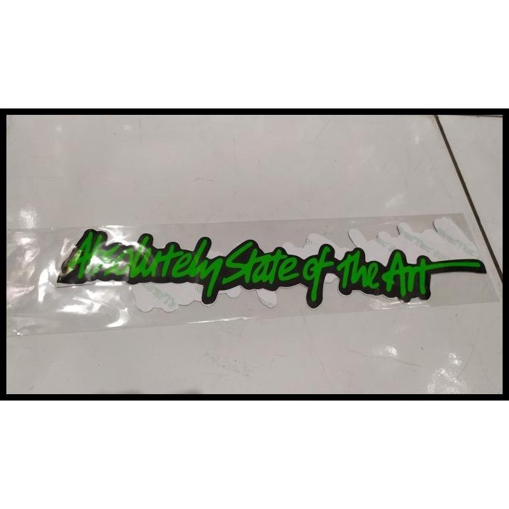 

TERBARU STIKER LE 31 X 5 CM SEPASANG ABSOLUTELY STATE OF THE ART !!!!!!