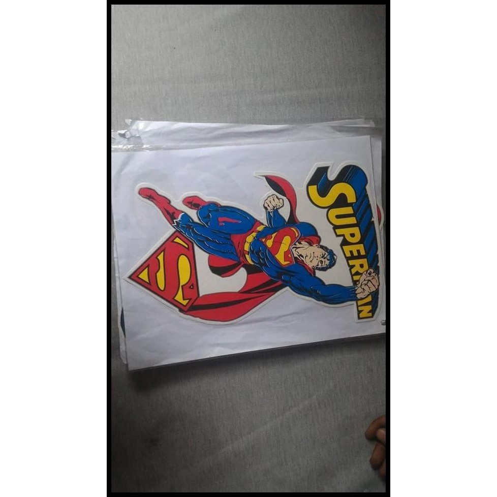 

TERMURAH STICKER 33X26CM SUPERMAN