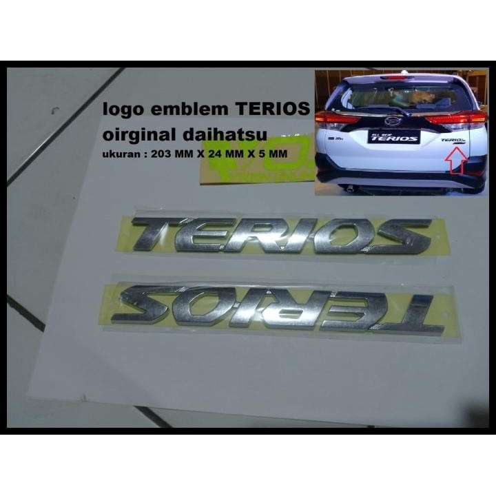 TERBARU LOGO EMBLEM TERIOS ALL NEW TERIOS 2018 2023  
