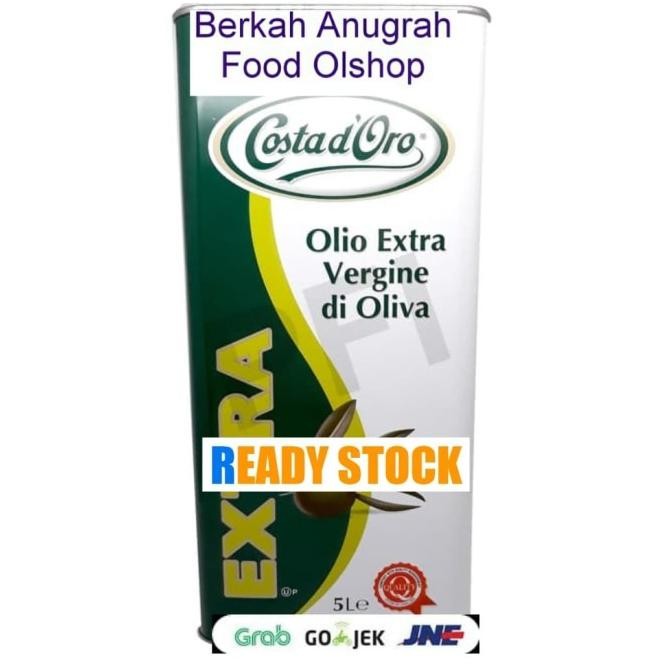 

Costa D'Oro Extra Virgin Olive Oil 5 L (Import) Minyak Zaitun