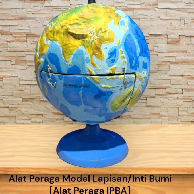 

Alat peraga model inti bumi-lapisan kerak bumi [Diameter 30 cm ]