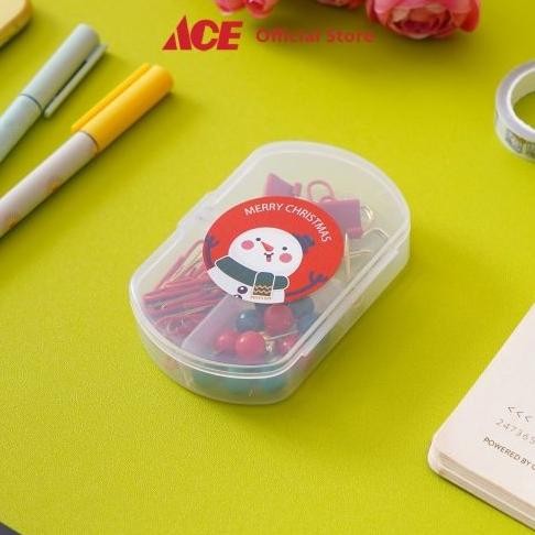 

TERMURAH - Ataru Set Klip Penjepit Kertas Mix - Merah/Hijau Stationery Set Pins Clips Perlengkapan Alat Kantor