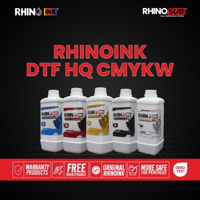 

NEW Rhino Ink Tinta DTF Premium - CMYK / Separasi