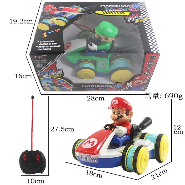 Mainan Mobil Balap Remote Control/Remote Control Mario Kart 2.4Ghz