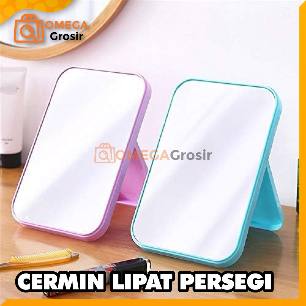 OG Cermin Lipat Persegi Kaca Rias MakeUp MakeUp Beauty Mirror