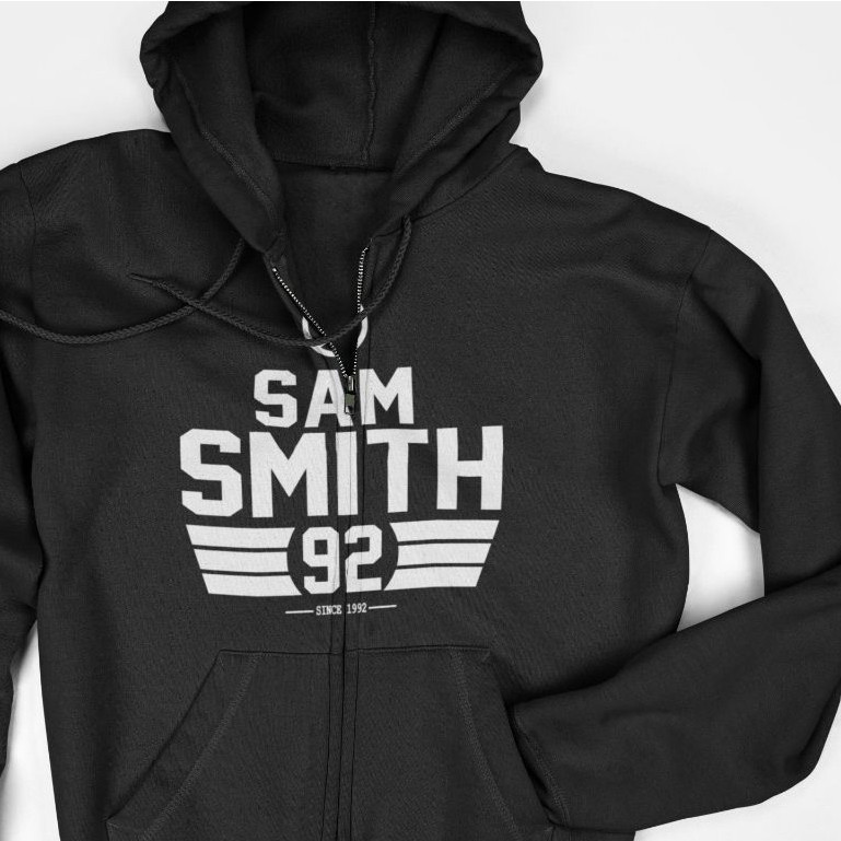 Jaket Hoodie Zipper - Sam Smith