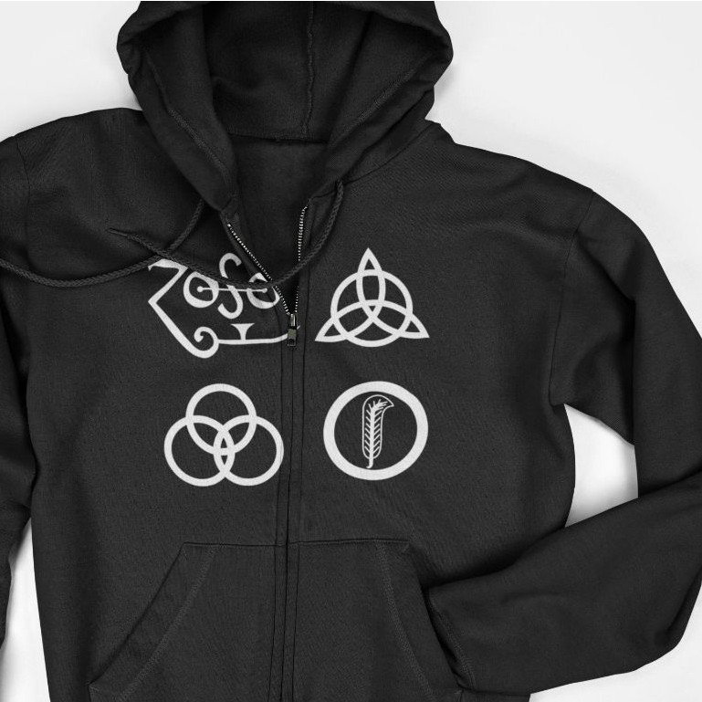 Jaket Hoodie Zipper - Led Zeppelin