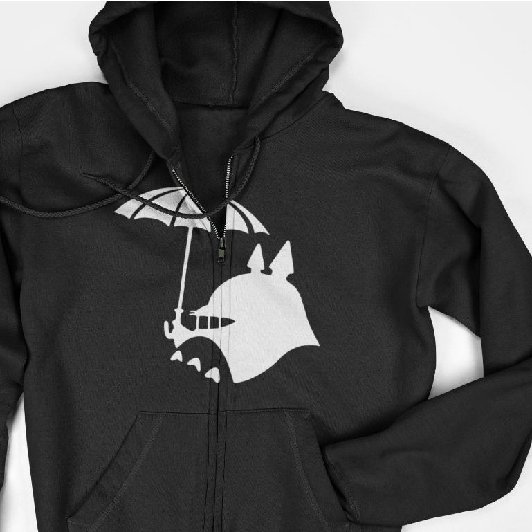 Jaket Hoodie Zipper - Studio Ghibli Totoro Aj01