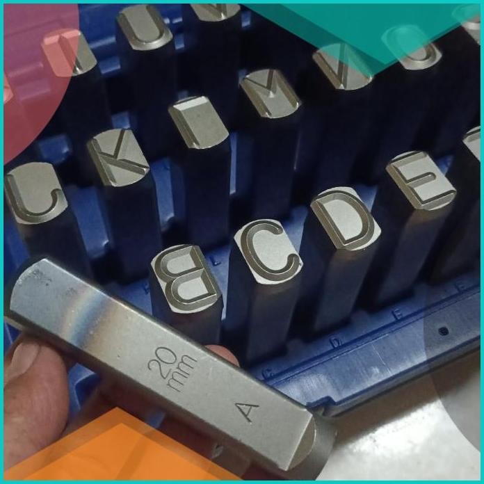 

MASUS Germany Angka dan huruf Ketok Set 20 mm Stamp Punch Letter 11OKT