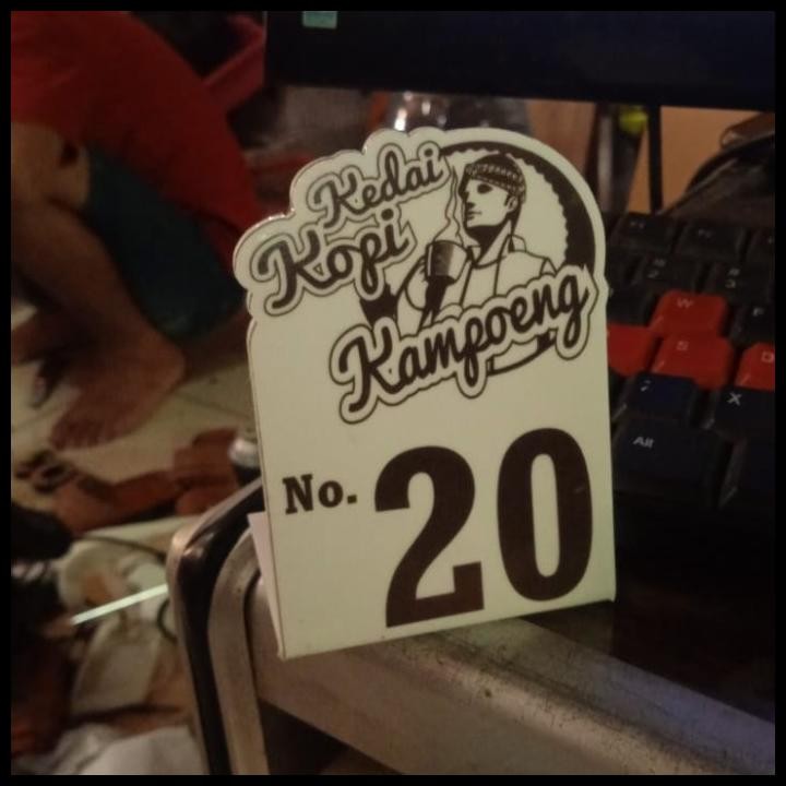 

TERMURAH NOMER MEJA AKRILIK + STICKER !!!