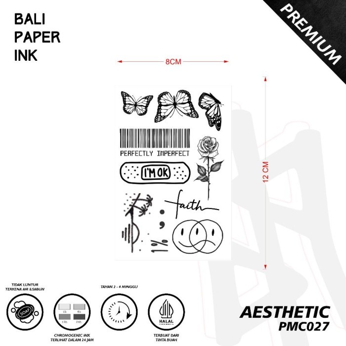 

GG Aesthetic Set PMC027 - Preum Tattoo - By Bali Paper Ink