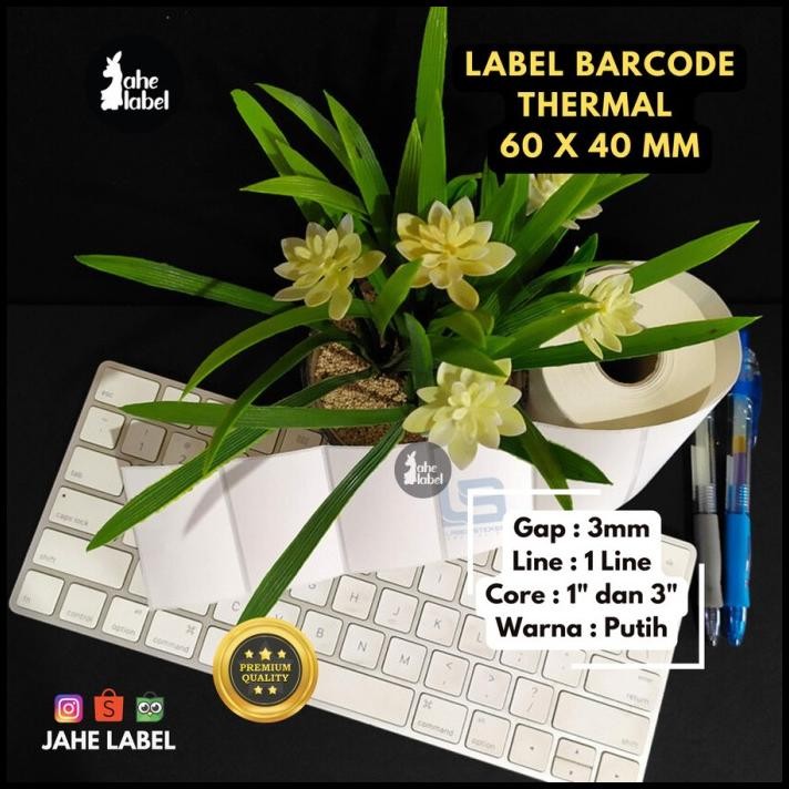 

DISKON STICKER LABEL BARCODE 100X75 MM DIRECT THERMAL 500 PCS !!!