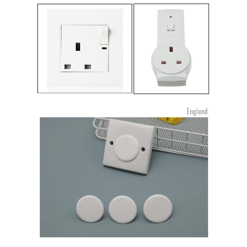 [Khusus Batam] Pengaman Colokan Listrik, Pengaman Listrik Colokan Kaki 3 Colokan Uk [G]