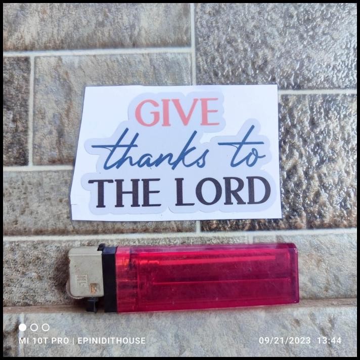 

BEST DEAL STIKER KRISTEN KATOLIK FAITH JESUS LORD DOA AYAT SUCI MOTIVASI HIDUP !!!!