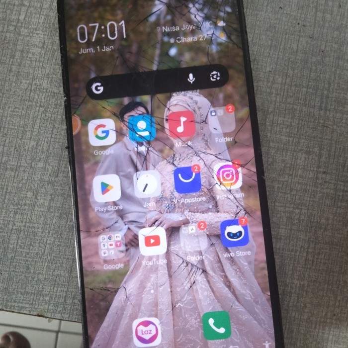 LCD TOUCHSCREEN VIVO Y12 Y15 Y17 ORIGINAL COPOTAN SENTUH NORMAL