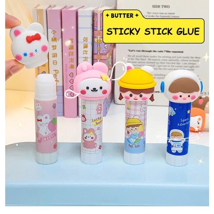 

[Khusus Batam] Lem Batangan Glue Stick Kartun Lucu, Cute Glue Stick Lem Batang [G]