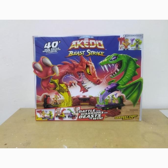 akedo beast strike serpent fury arena battle ultimate