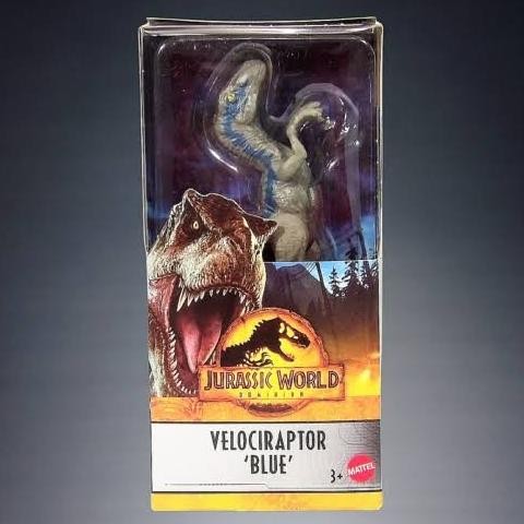 Jurassic dominion velociraptor blue mattel