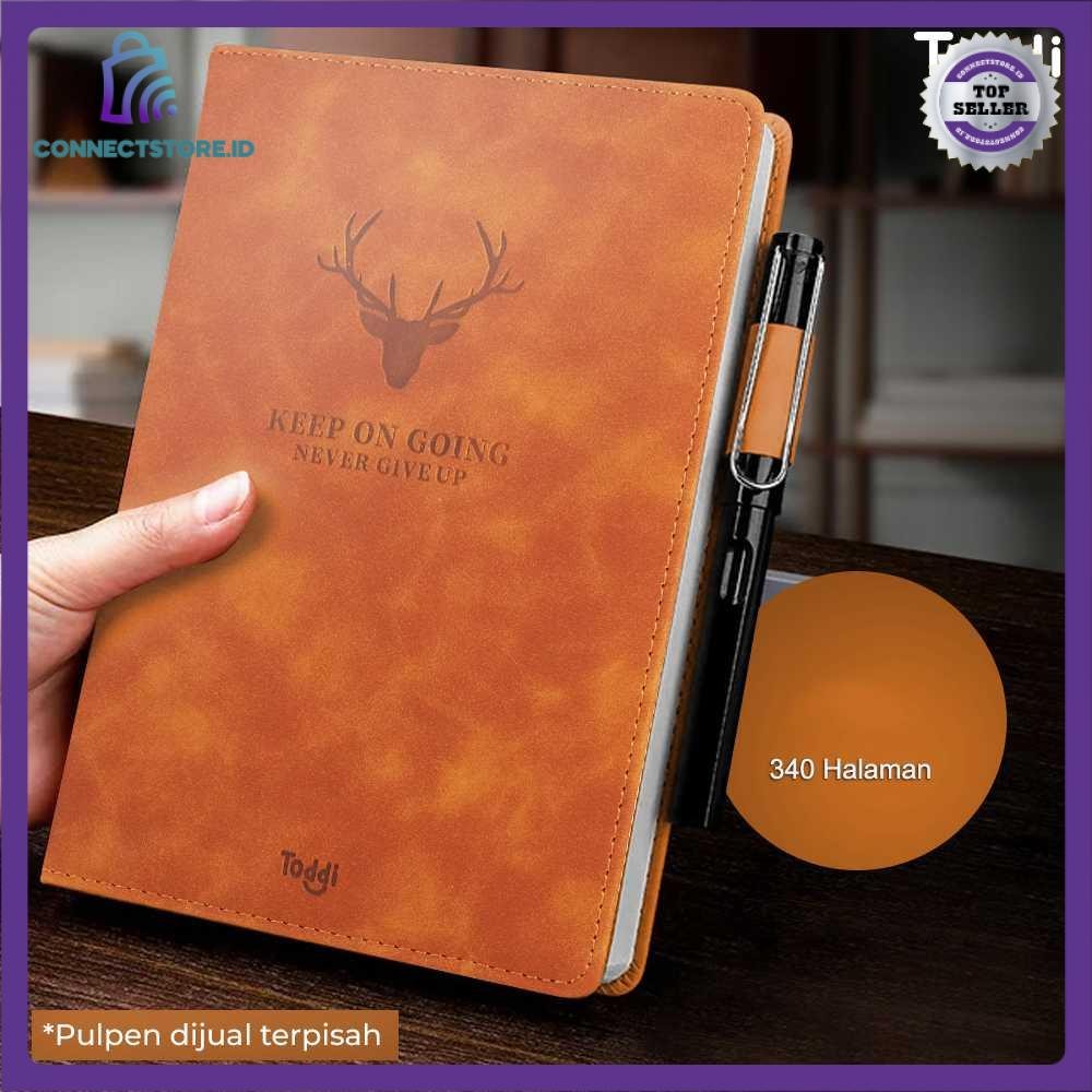 

Buku Catatan Kerja Notebooks Cover Kulit Kertas A5 - Brown