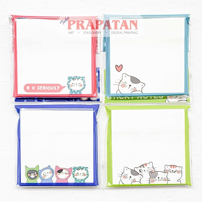 

M&G So Many Cats Sticky Notes Ys-377 Notes Memo Tempel #Original
