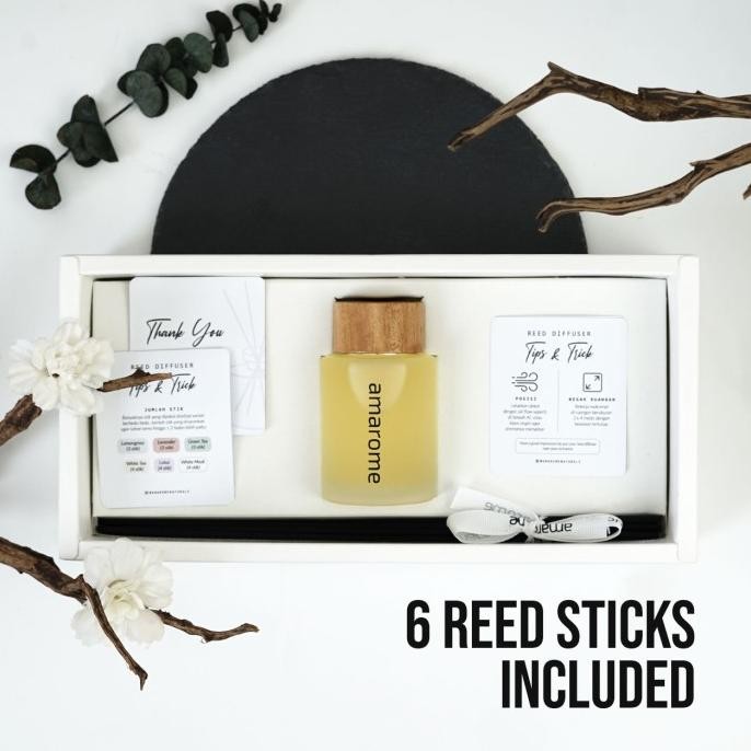 

Amarome Reed Diffuser 75ml | Pengharum Ruangan | Pewangi Ruangan P88L