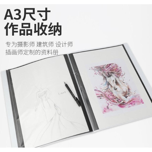 

Kokuyo A3 Large Illustrator Binder Organizer Portfolio Wsg-Cb13 #Original