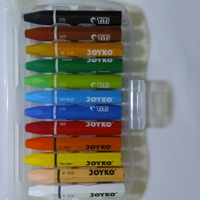 

Krayon Minyak Titi Joyko 12 Warna. #Original