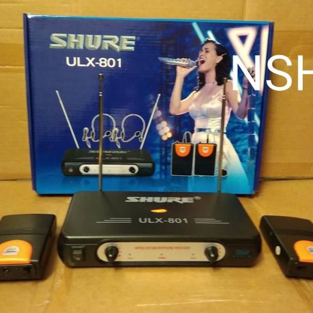 Mic wireless shure 801 bando/mic wireless/mickrofon wireless/mic shure/mickrofon shure / mic jepit