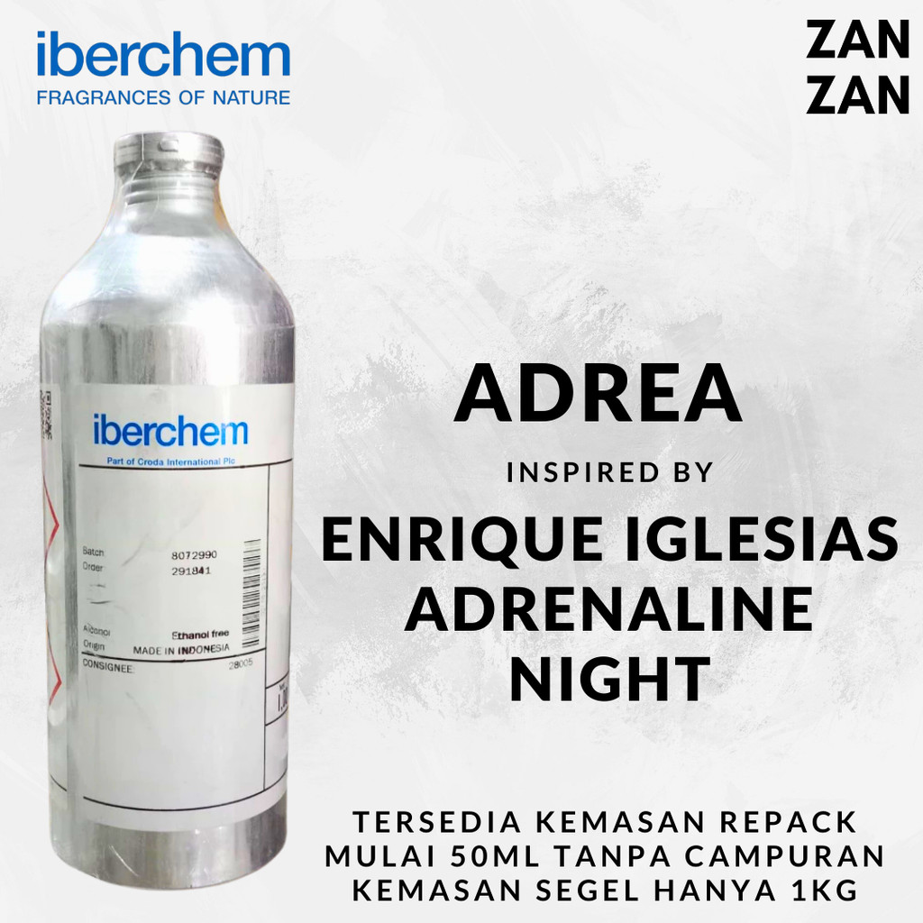 Bibit Parfum ADREA Inspired ENRIQUE IGLESIAS ADRENALINE NIGHT by Iberchem Kemasan Repack 100ml