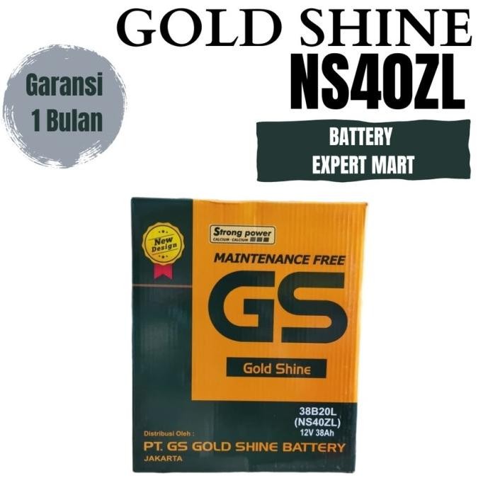 Aki GS Mobil Honda New City, Jazz, New Jazz, Freed NS40ZL Aki Kering