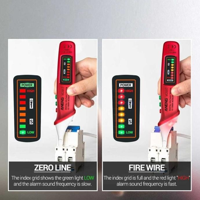 Tespen Listrik Non Contact Digital Bunyi Cek Kabel Putus / Test Pen Original Dan Terpercaya