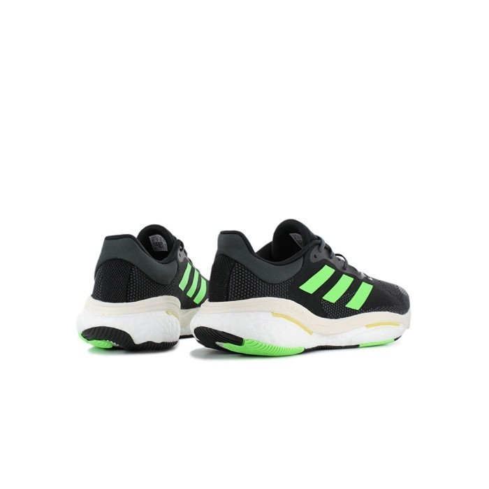 ADIDAS Solar Glide 5 Black Green Sepatu Pria - GX6703 - Size 44.7